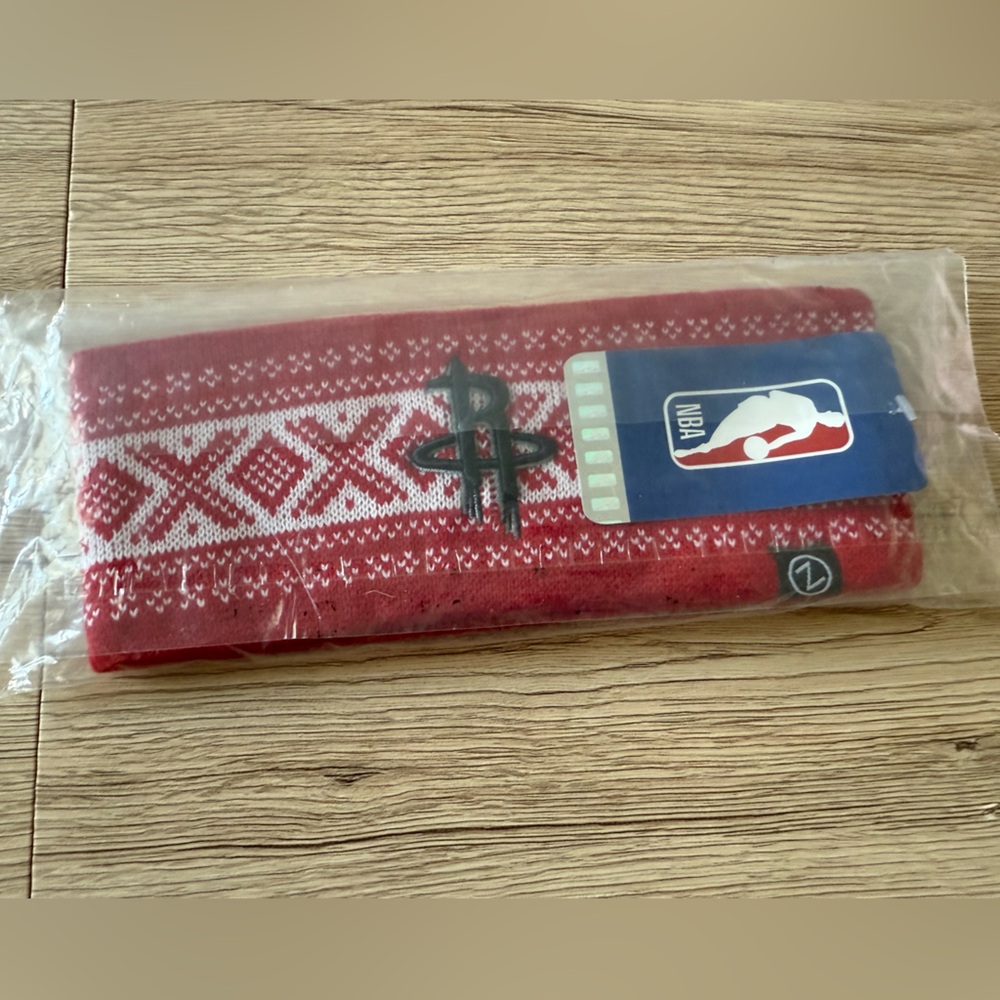 NBA Houston Rockets Red and White Hairband